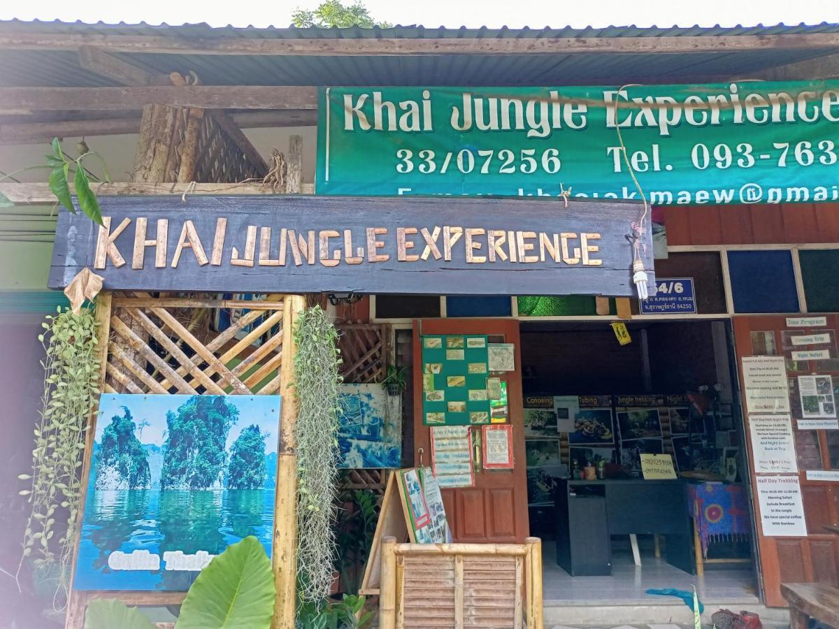 דירות Khao Sok National Park Khai Jungle Experience Camp & Tour מראה חיצוני תמונה